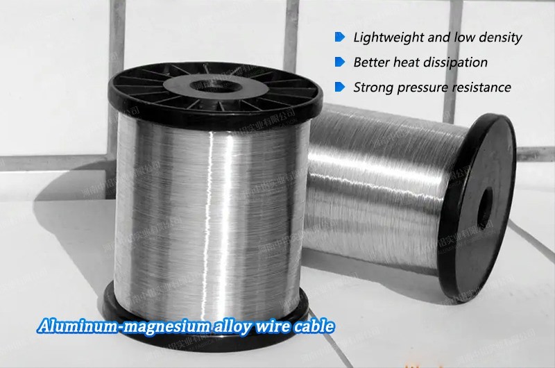 Aluminum-magnesium alloy aluminum wire cable