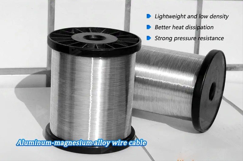 Aluminum-magnesium alloy aluminum wire cable